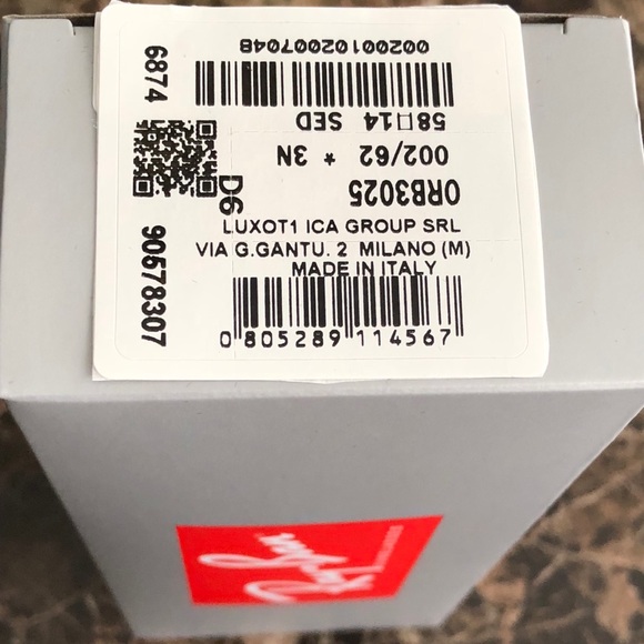 💥BEST DEAL💥Rayban Aviator RB3025 Black G-15 - Picture 8 of 8